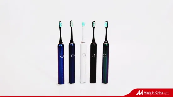 Brosse à dents électrique sonique rechargeable étanche Ipx7, autonomie en veille de 200 jours, avec 5 modes